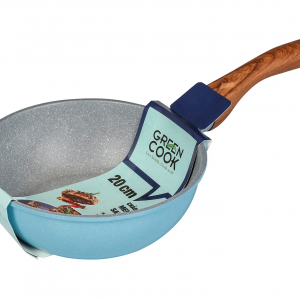 Chảo đúc men đá xanh Sapphire 20cm GCP09-20IH Green Cook
