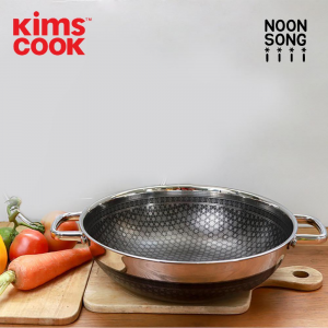 Chảo sâu Noon Song inox 3 lớp đáy từ chống dính 2 mặt KIMS COOK 30cm N230M