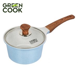 Nồi đúc men đá xanh Sapphire 18cm GCS09-18IH Green Cook