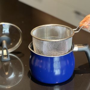 Nồi chiên ngập dầu Kaiyo màu xanh 15cm