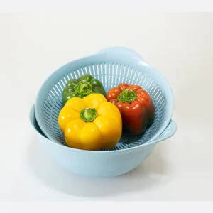 Bộ thau rổ Bio tròn 28 cm màu xanh dương- HH00034